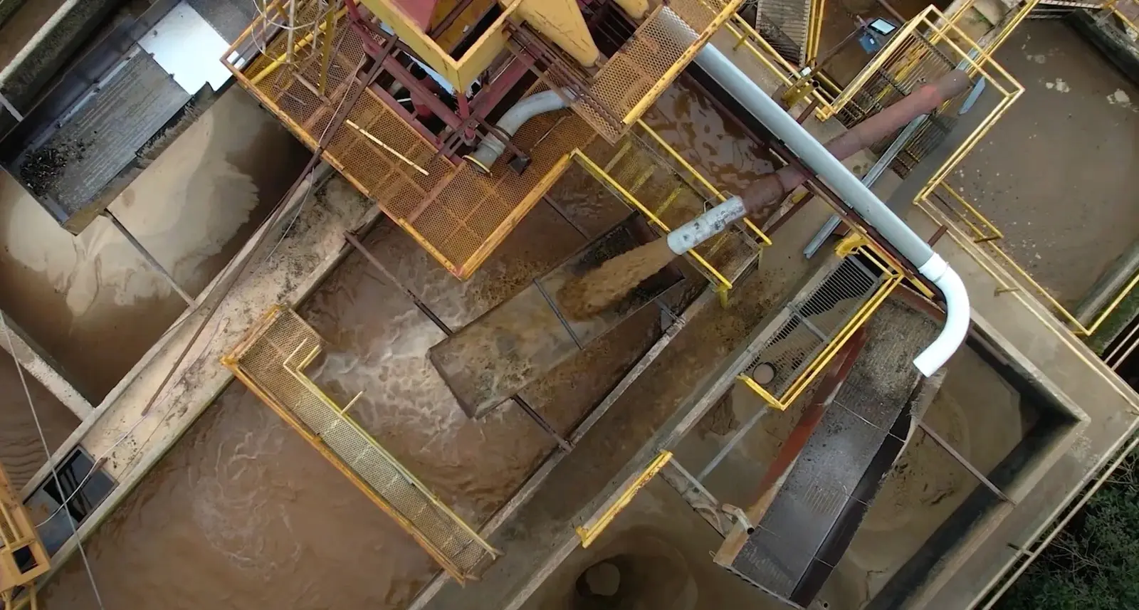 Proceso industrial de clasificación wet